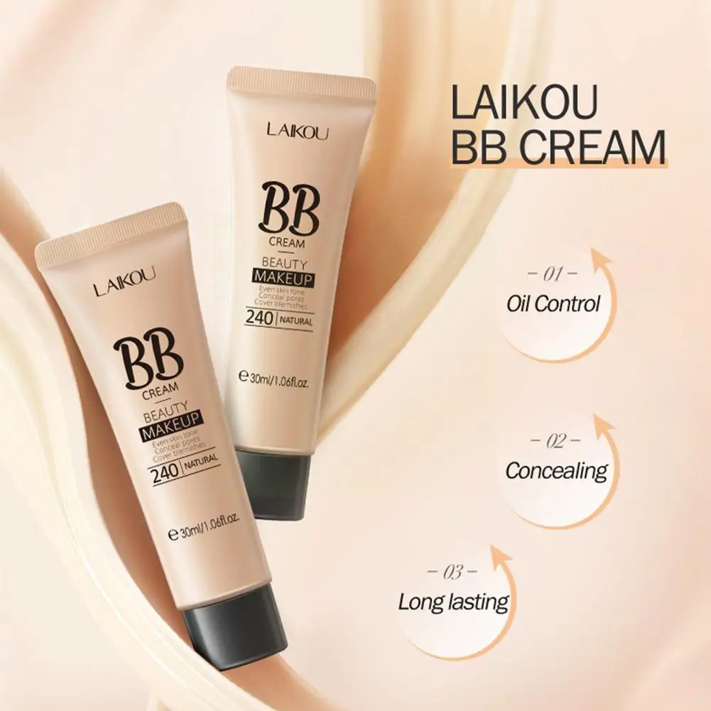 

Bb Cream Full Cover Face Base Liquid Foundation Cream Cream Long Whitening Korean Waterproof Makeup Lasting Conceale Q4a7