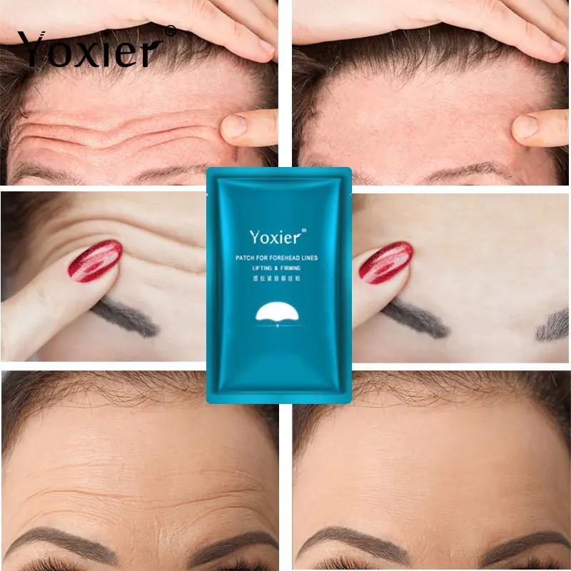 

Forehead Line Removal Gel Patch Anti Wrinkle Forehead Firming Mask Frown Lines Treatment Stickers Anti-Aging Lifting Skin Care
