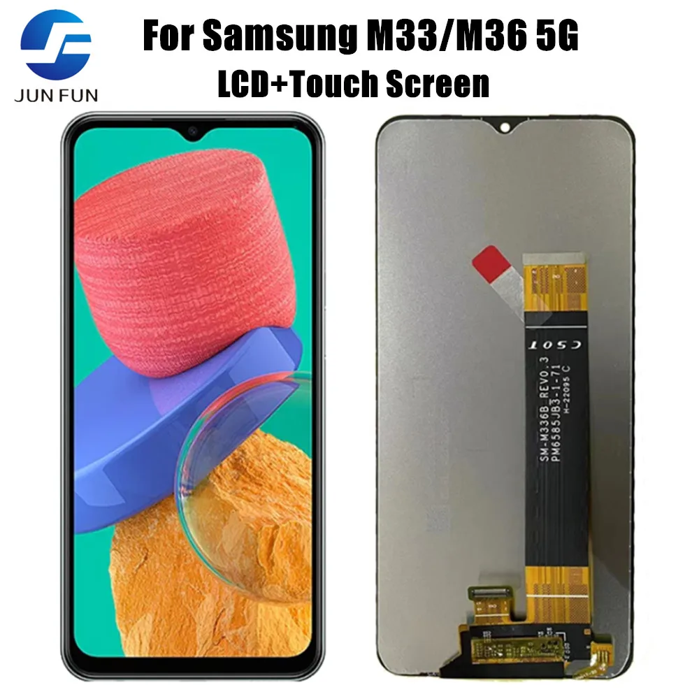 Дисплей 6 дюйма для Samsung Galaxy M33 5G ЖК-дисплей с сенсорным экраном дигитайзер в сборе