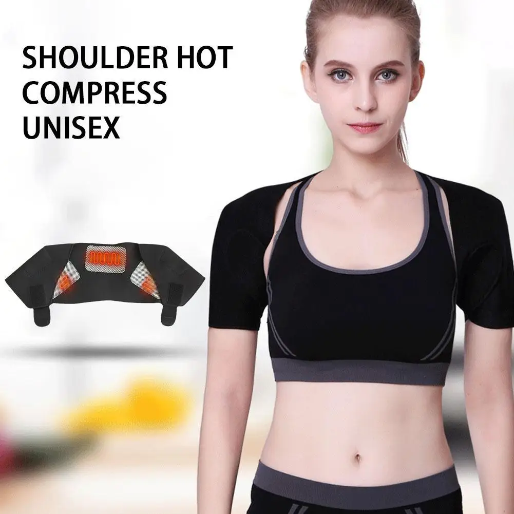 

1 шт. теплый протектор для плеч и спины/Защита от боли в суставах/Двойная Защита плеч/Встроенный турмалин