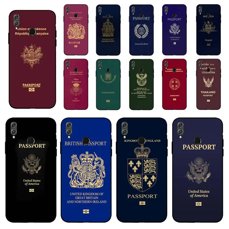 

MaiYaCa Algerian Passport Phone Case for Huawei Honor 10 i 8X C 5A 20 9 10 30 lite pro Voew 10 20 V30