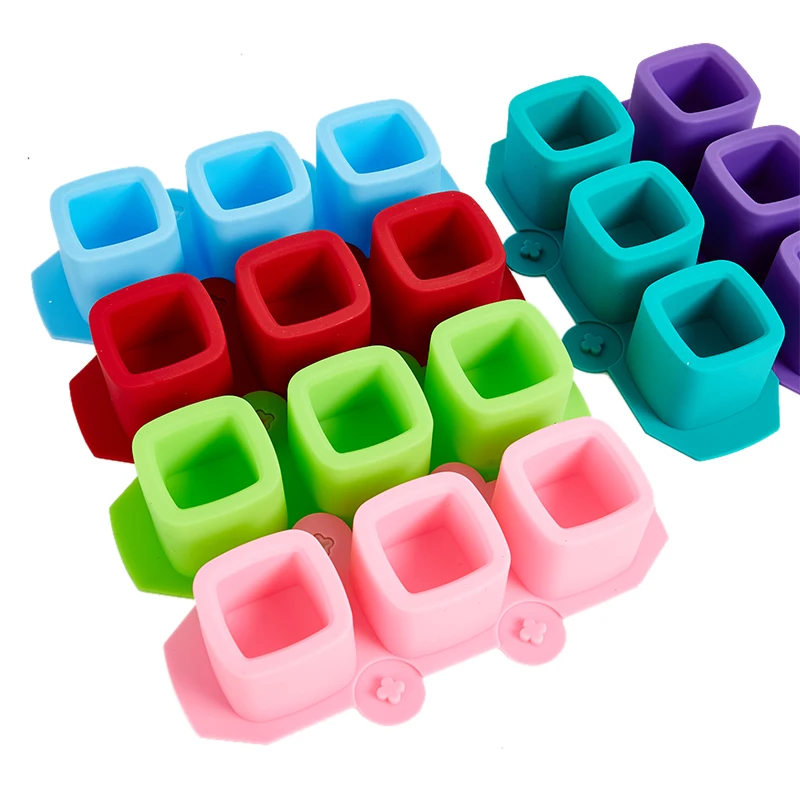 

Квадратная силиконовая форма для цветов с 3 отверстиями, форма для суккулентов, керамические, бетонные формы, глиняные изделия, форма «сдела...