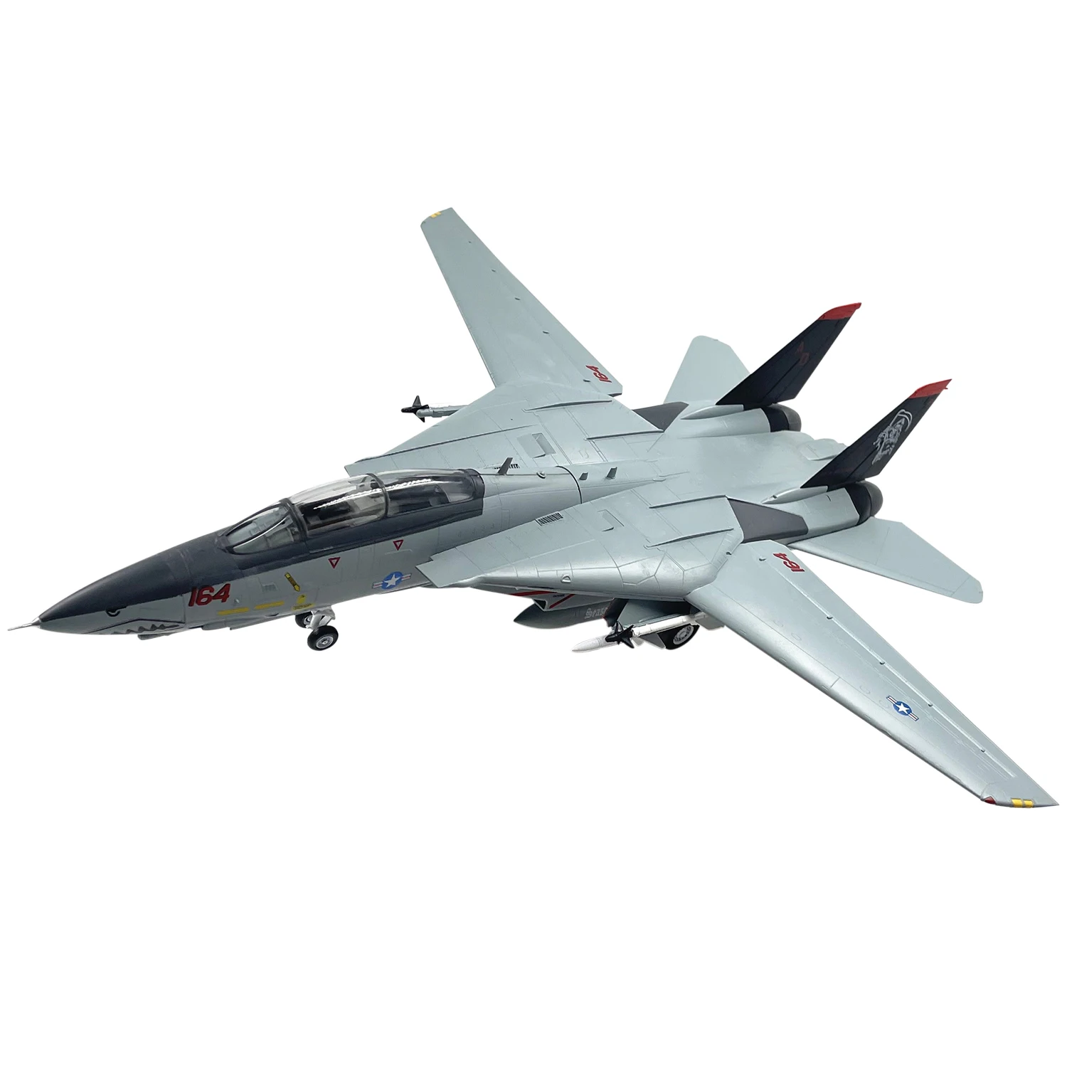 

Модель американского боевого самолета в масштабе 1:72, F14D Fighter VF101, эскадрила смерти, военный боевой самолет, без клея, коллекционная игрушка, подарок