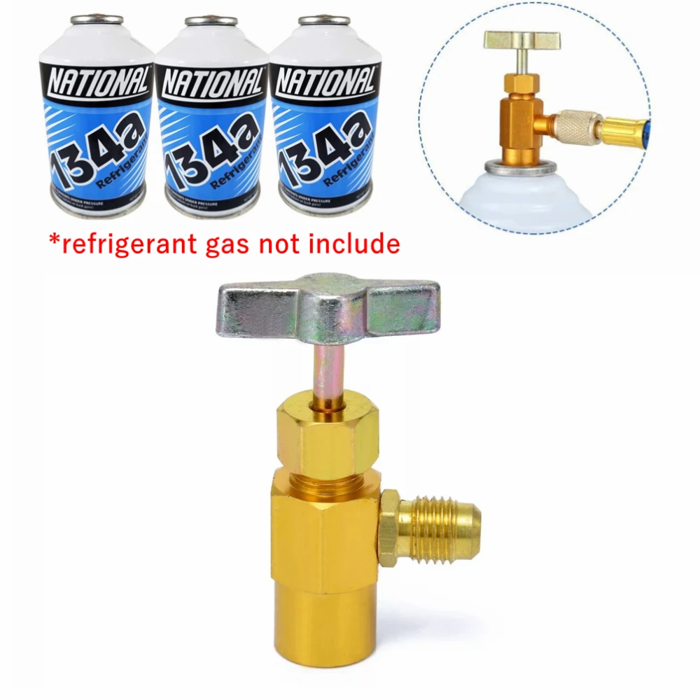 

Can Tap Valve R134a дозатор хладагента ACME адаптер для резервуара кондиционера автомобиля a/c r134a крышка клапана
