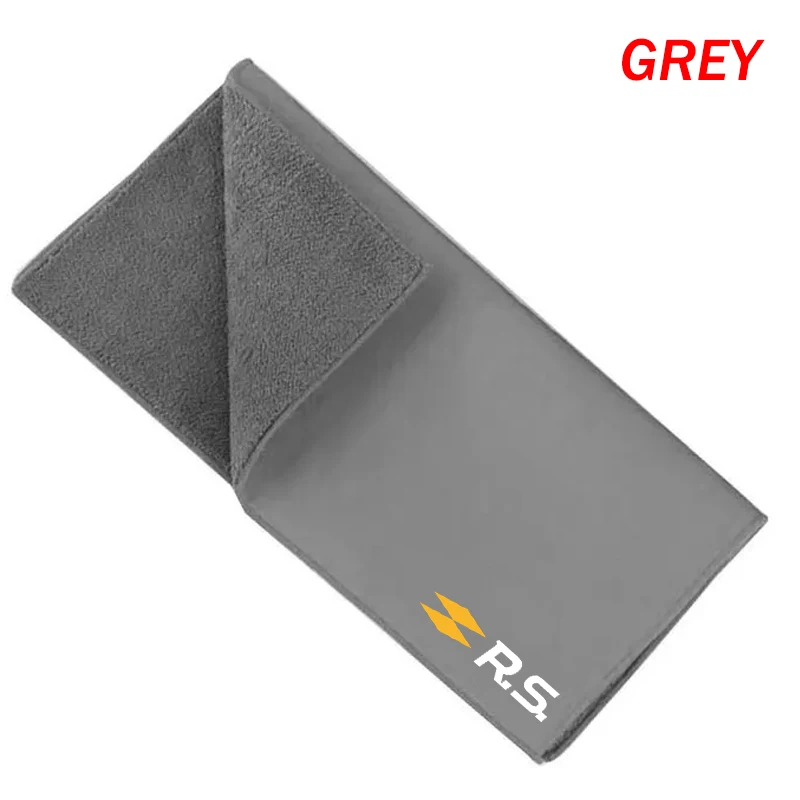 

Полотенце для чистки автомобиля, двустороннее коралловое бархатное замшевое полотенце для мойки автомобиля Renault RS Sport Clio Duster Megane 2 3 Scenic Logan Auto