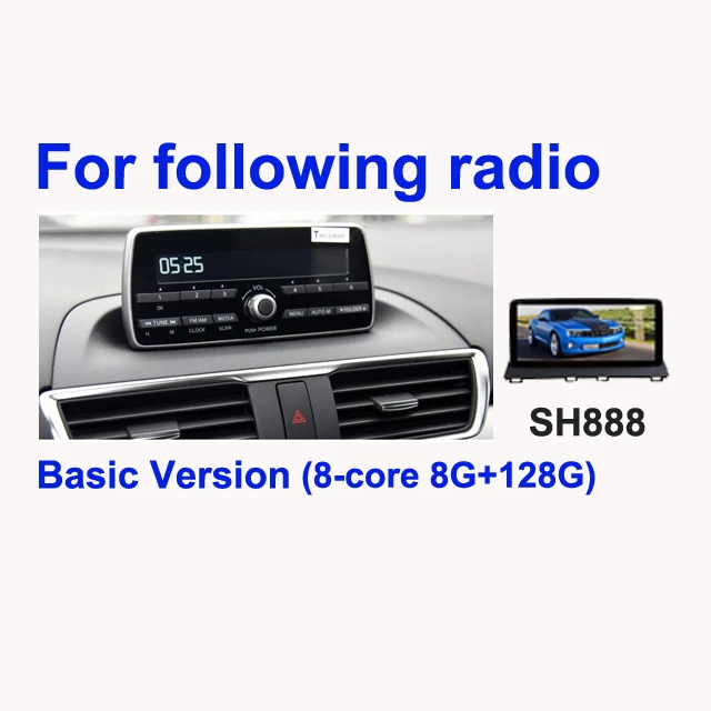 

SINOSMART 10.25" Android навигация и радио для Mazda 3 (Mazda3) / Axela 2014–2018 BM BN, OEM экран, CarPlay, Android Auto, поддержка Bose