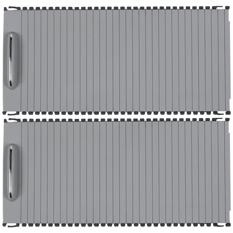 

2X Center Console Cover For Mercedes-Benz W204 W212 C Class S212 S204 E Class Cup Holder Roll Curtain