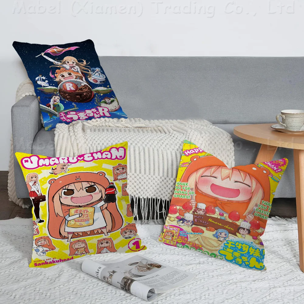 Himouto Anime Umaru Chan Pillow Gift Home Office Decoration Bedroom Sofa Car Cushion CoverPillow Case