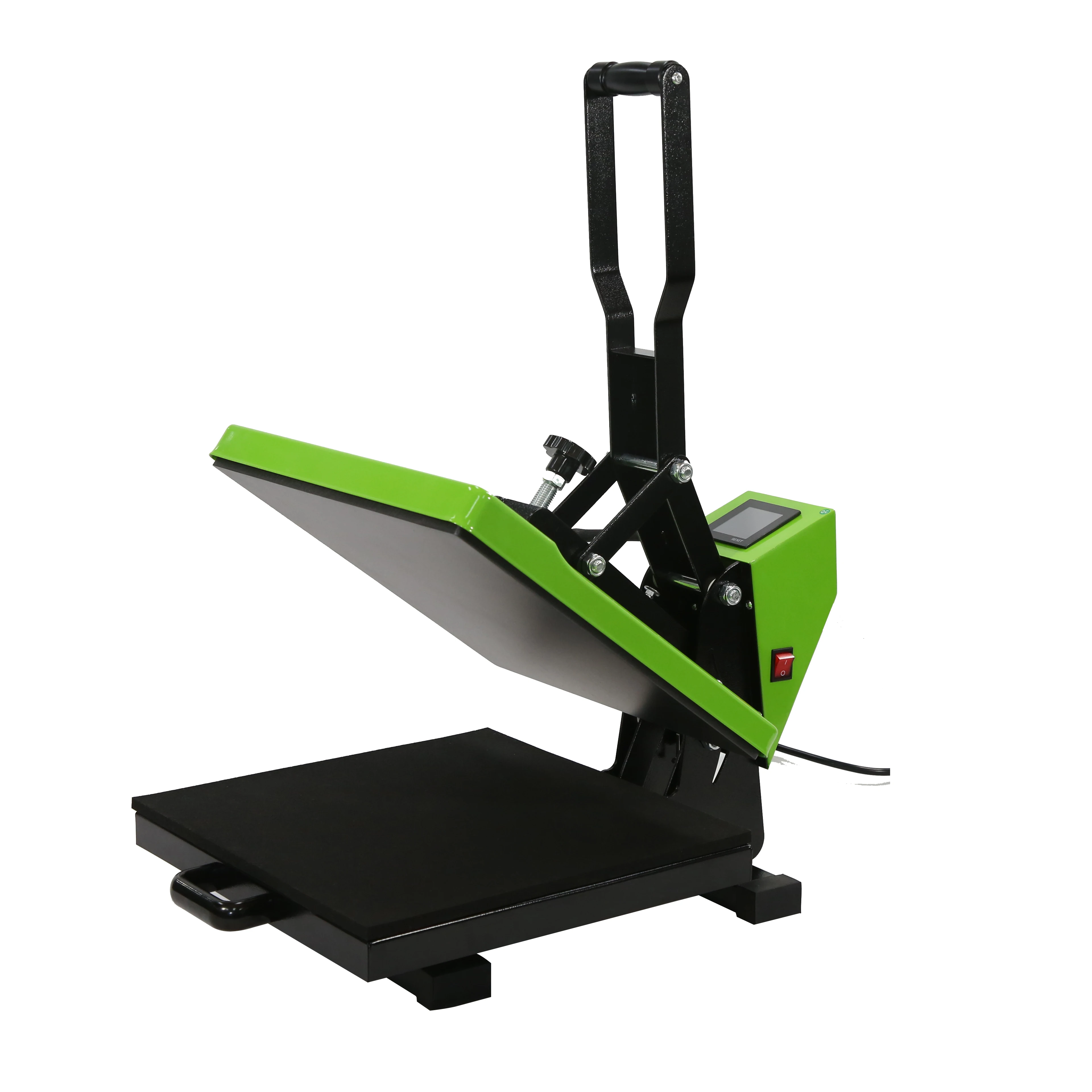 

Lowest Price in Record Portable 38 x 38 cm 15" x 15" Flat Clam Heat Press for T shirt Printing