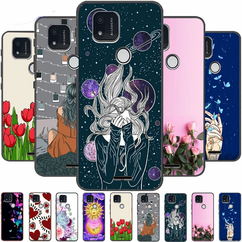 Мягкая задняя крышка для телефона с рисунком чехол для телефона For Sense TW102, защитные чехлы-бамперы