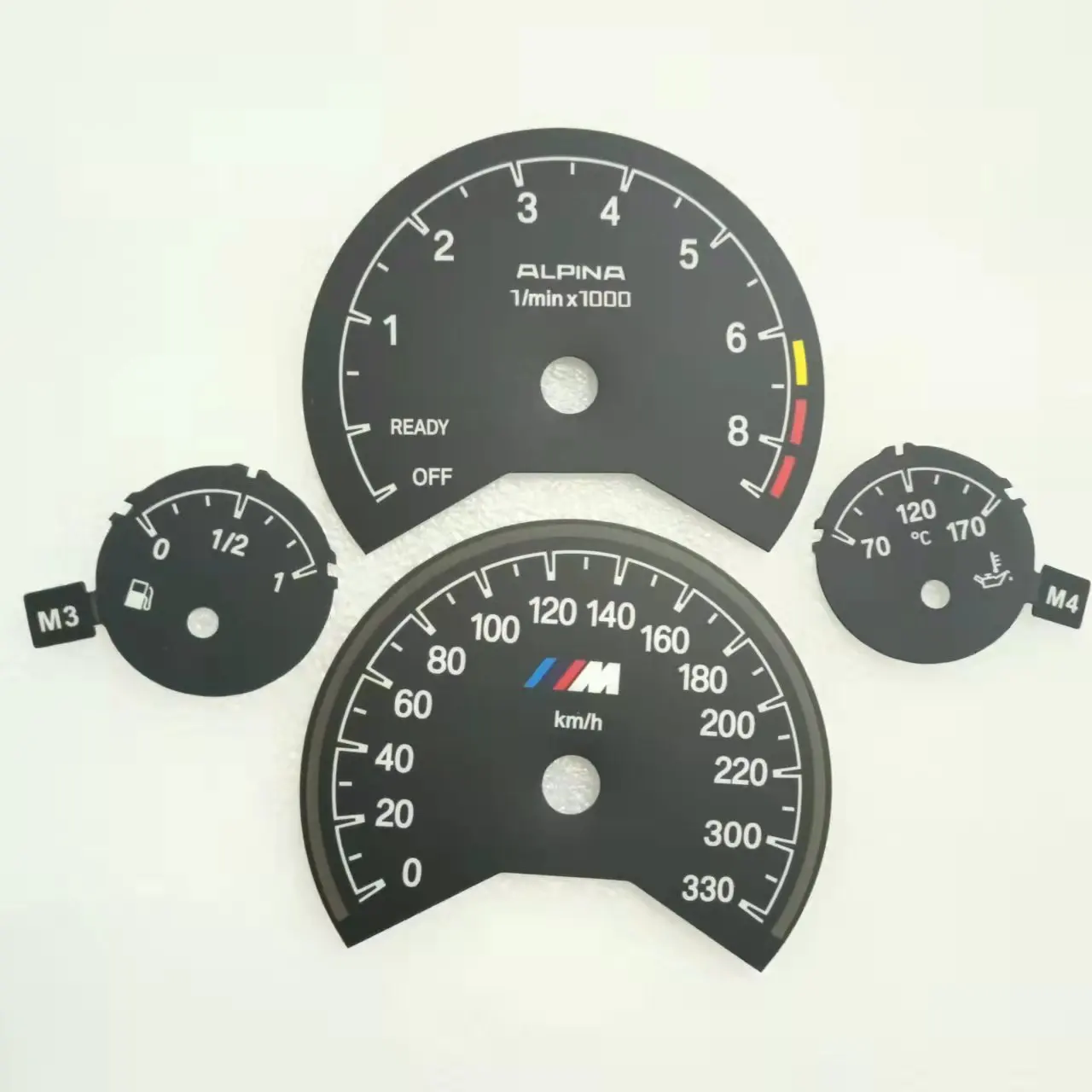 Для BMW 3 Series полудисплей манометр кластер лица Обновление верхнего слоя для
