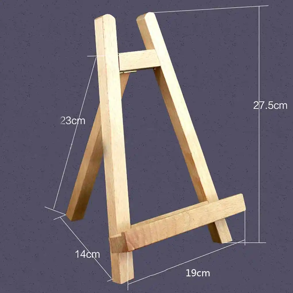 

28cm Tall Tripod Tabletop A-Frame Easel Wood Display Artist Artists Students Studio Portable Drawing Easel