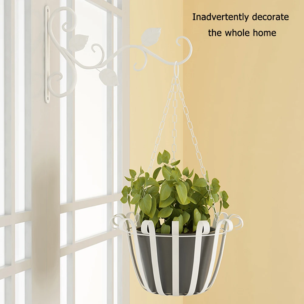 

Простой держатель для цветочных горшков, декоративный настенный крючок, стойка для цветочных горшков, настенный Железный кронштейн для рас...
