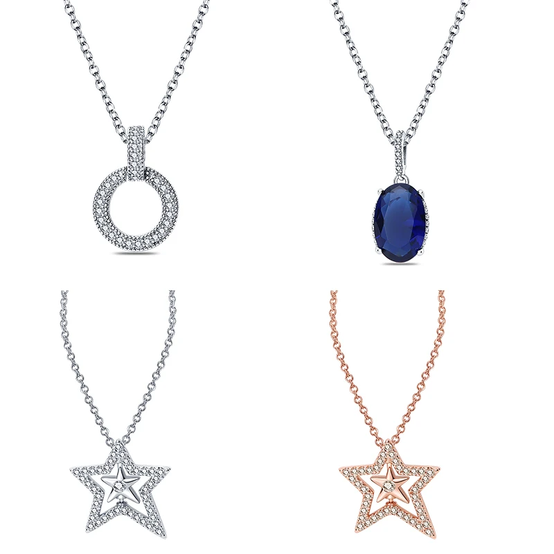 

Лидер продаж 2022, подарок на день Святого Валентина, серебряное ожерелье гламурной красоты, высококачественное ожерелье в стиле K-POP, Гламурн...