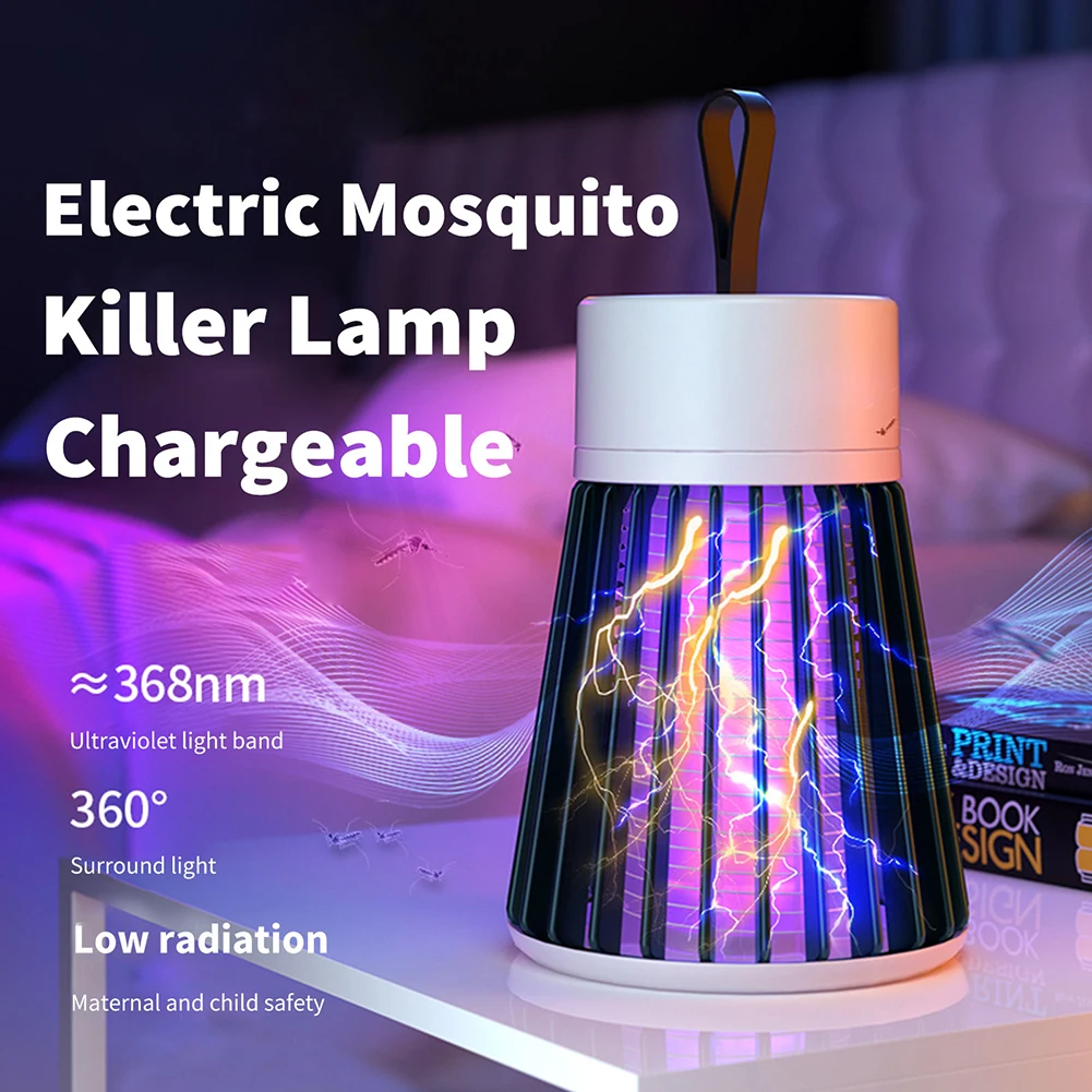 

Electronics Mosquito Killer Trap Sale Upgraded Moth Fly Wasp Convenience Led Night Lamp Bug Insect Light Black Killing Pest