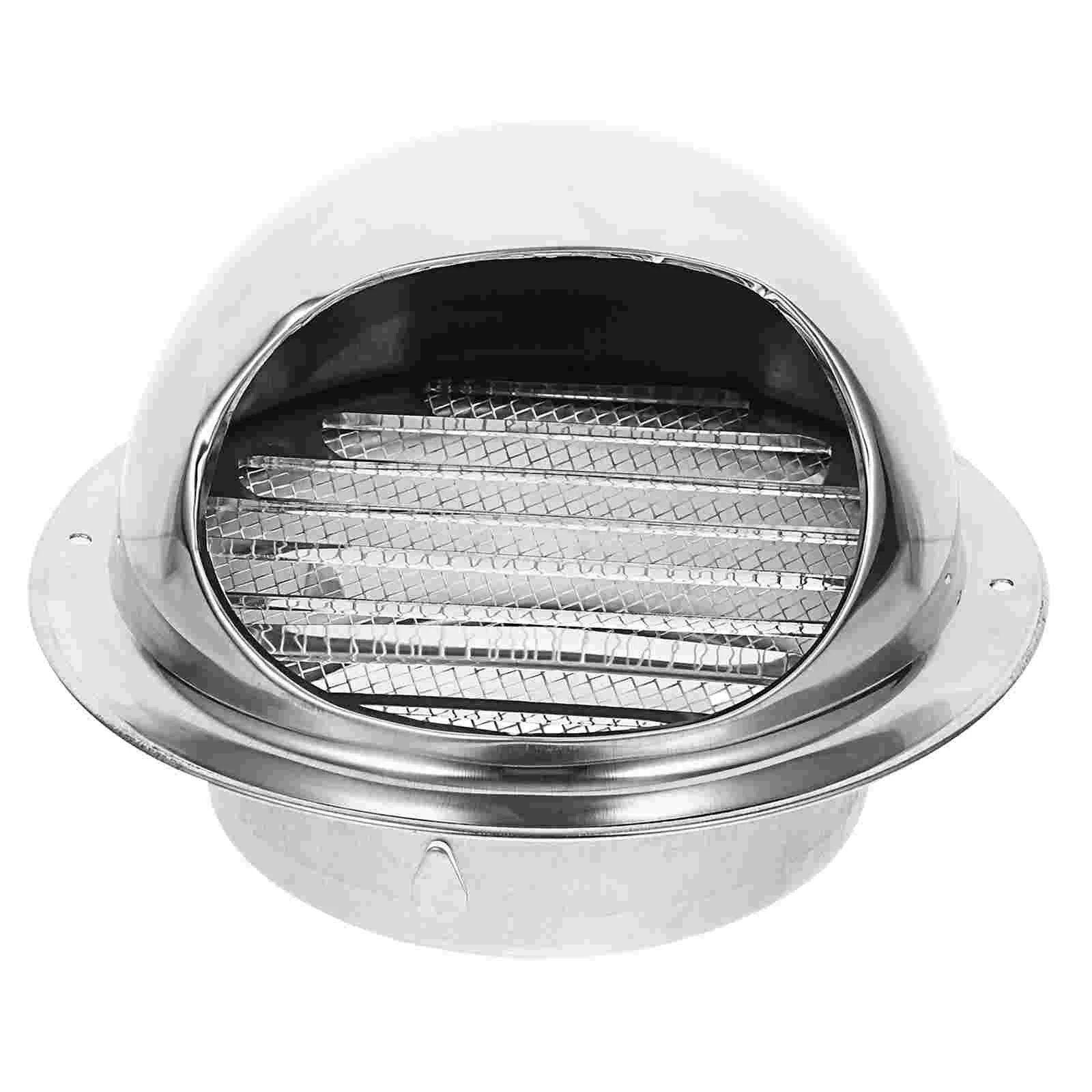 

Vent Air Exhaust Wall Cover Grille Extractor External Dryer Outlet Hood Ventilation Round Cap Soffit Guard Duct Screen Exterior