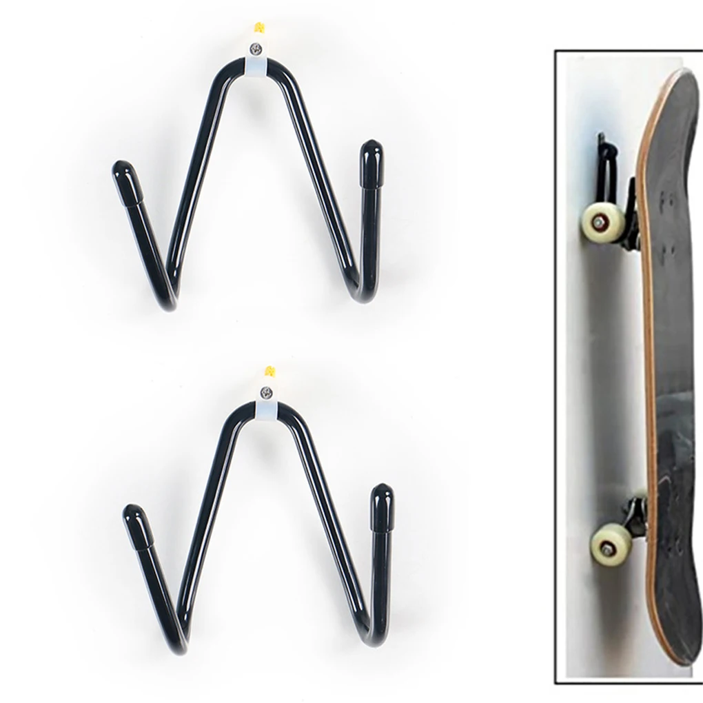 

Skateboard Hanger 10kg Longboard Display Rack Aluminum Alloy Skate Board Holder Organizing Household Space-saving Shelf
