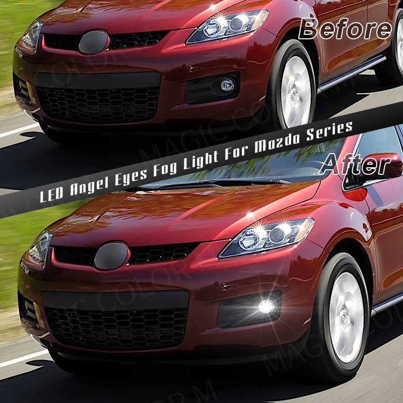 Светодиодные Противотуманные Фары Для Mazda Rx-8 Mpv Cx-7 Cx-5 Cx-9 Mx-5/miata —