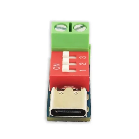 Модуль триггерной платы USB-C PD PD/QC Decoy Board Быстрая зарядка USB Type-c до 12 В Высокоскоростное зарядное устройство Модуль повышения доставки питания