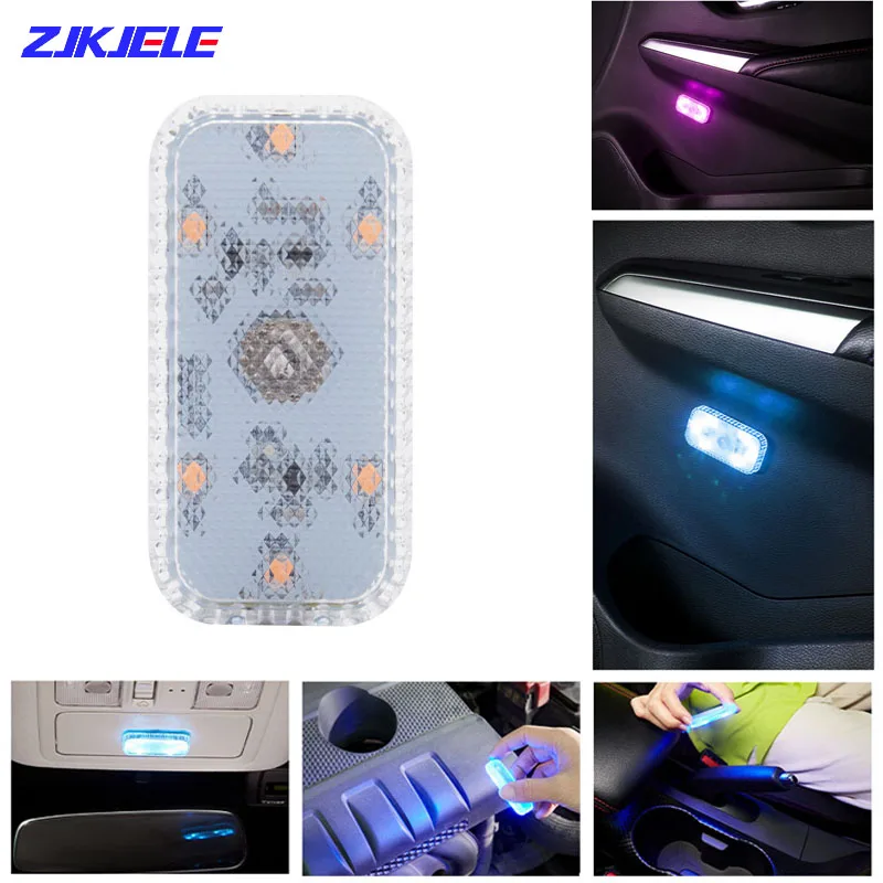 

Car Interior 5V Led Lighting Finger Touch Sensor Reading Lamp LED Ceiling Attraction Lights USB Charge Bulbs Car Door Light
