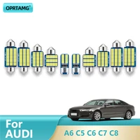 oprtamg interior led for audi a6 c5 c6 c7 c8 1994 1995 1996 1997 2022 canbus vehicle bulb indoor map dome reading light car kit