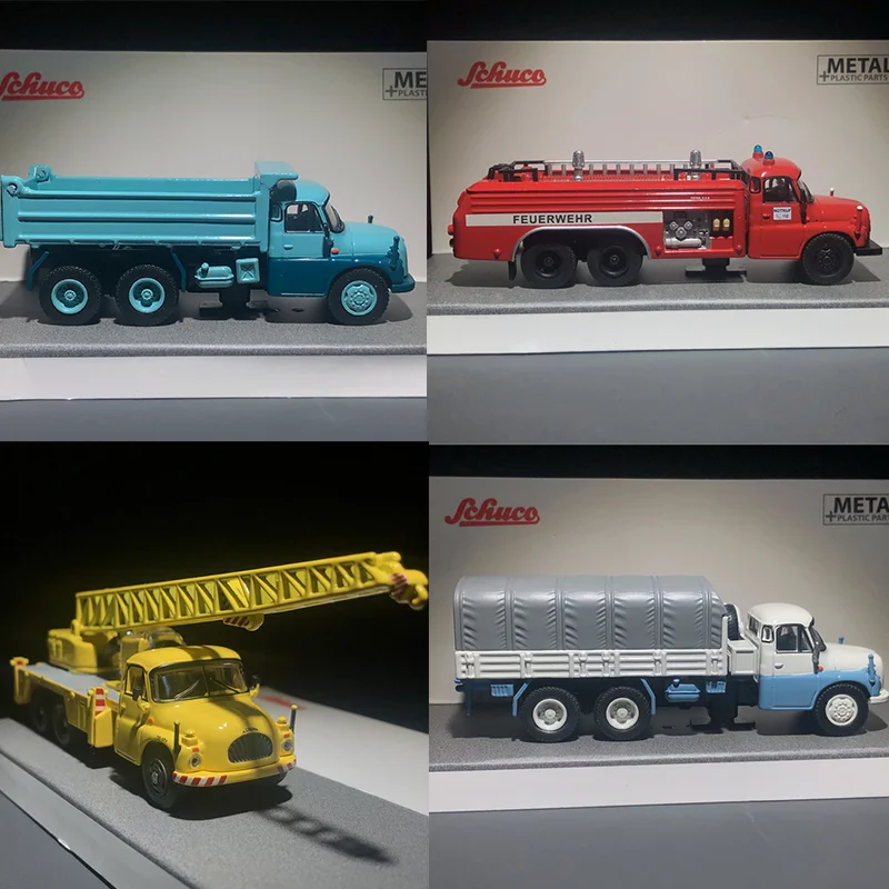 

Schuco 1:87 Tatra T138 T148 Boom truck fire engine transport vehicle DieCast Model Car Collection Limited Edition Toy Car