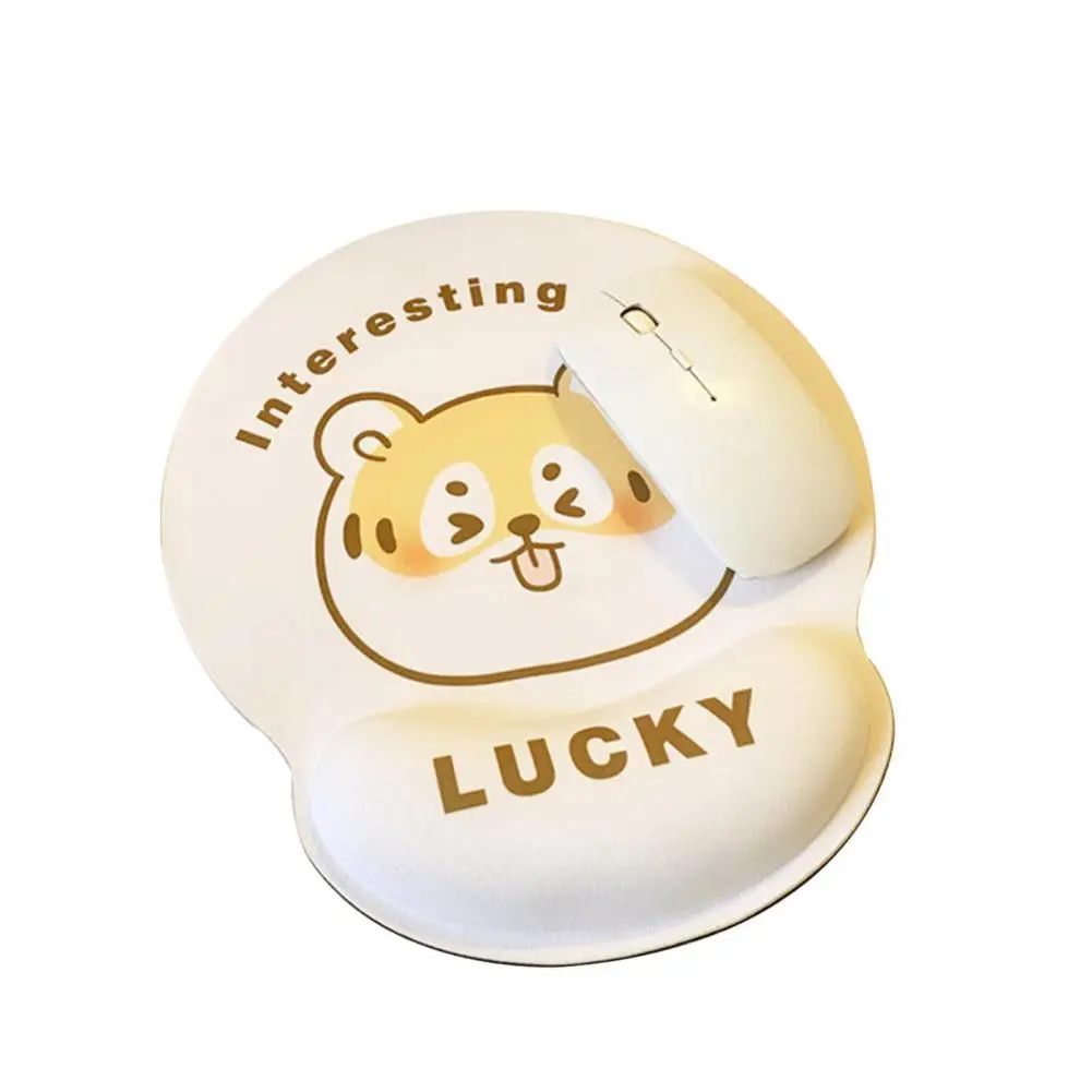 

Anti-wear Anti-slid Base Lovely Tiger Pattern Mouse Cushion for Dorm