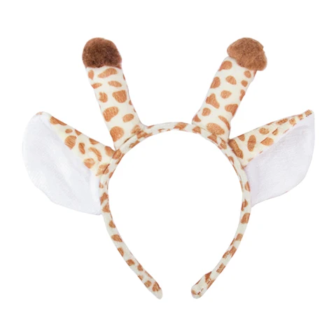 Детские плюшевые мультфильм животное ухо оголовье жираф зебра тигр ободок для волос подарок на день рождения карнавальный костюм подарок на день рождения