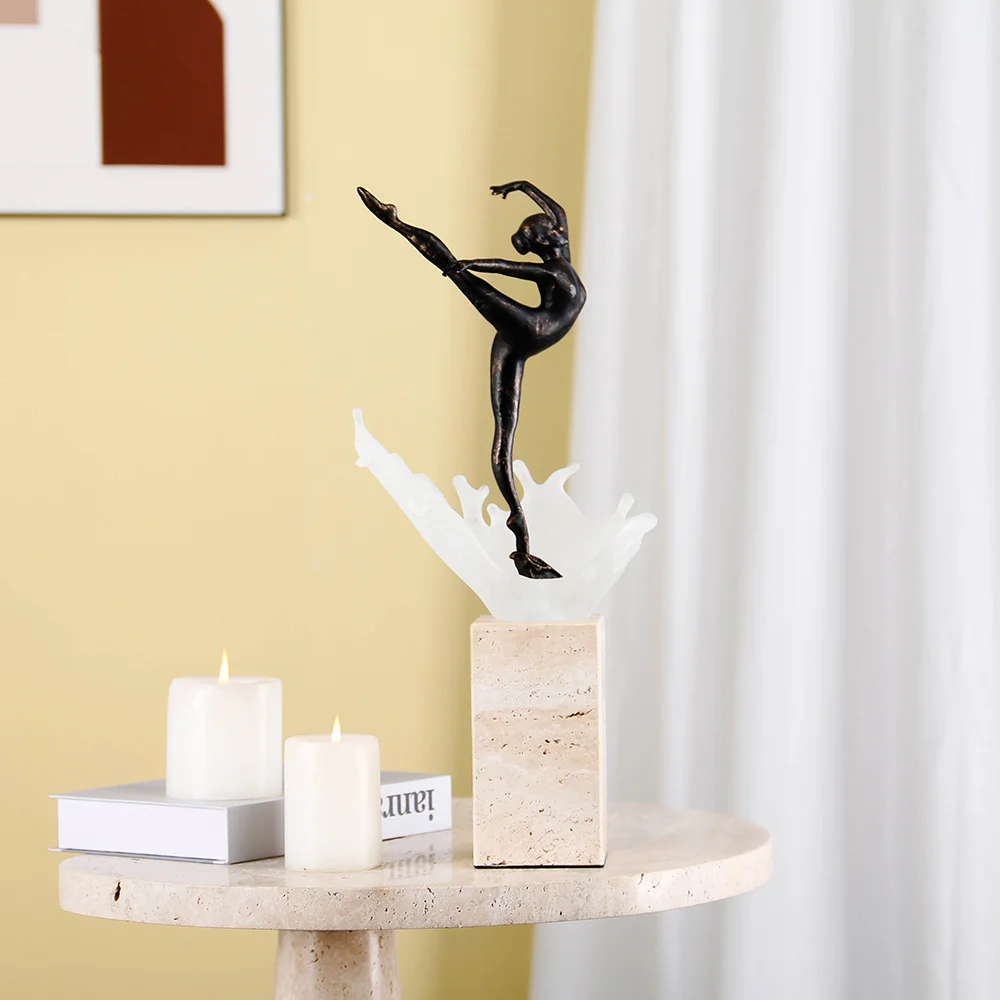 Для прямого дома и декора ручной работы из прозрачной смолы бронзы металла