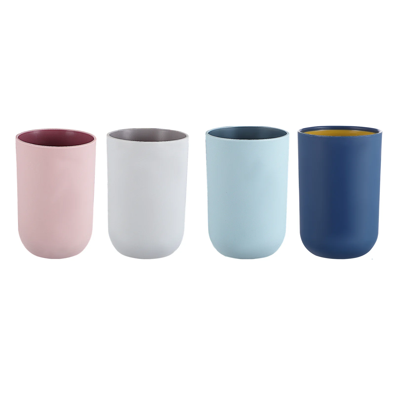 

4 Pcs Washing Cup Cup Tumbler Drinking Cups Cup Plastic Tumbler Cups Tpr Water Tumblers Student