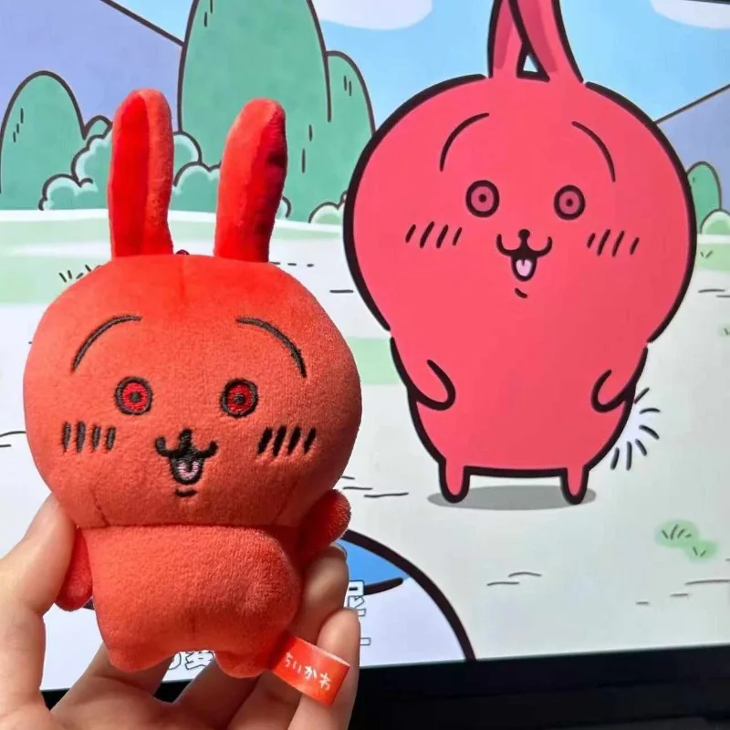Забавное аниме Chiikawa красная температура Усаги кролик плюшевая кукла школьная