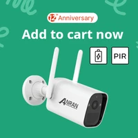 anran camera 1296p wireless outdoor security protection rechargeable battery camera wifi surveillance ip camera pir alarm cctv
