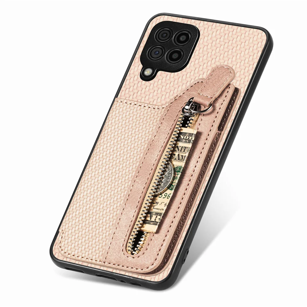 Shockproof Armor Case Cover With Multiple Credit Card Slot Function For Samsung Galaxy A02 A12 A22 A32 A52 A72 A02S A03S M62 M32
