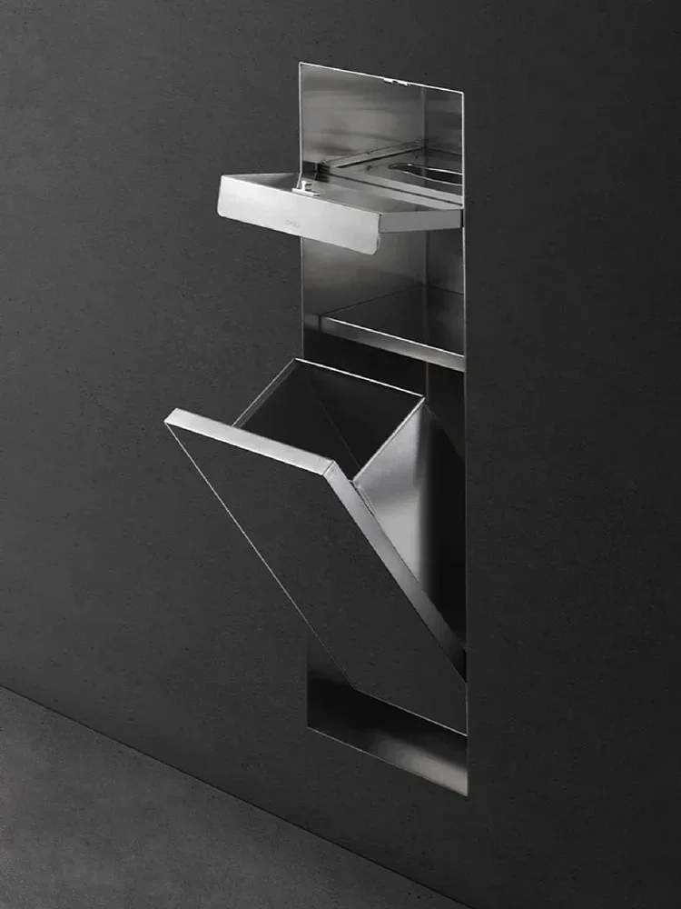 Скрытый унитаз из нержавеющей стали