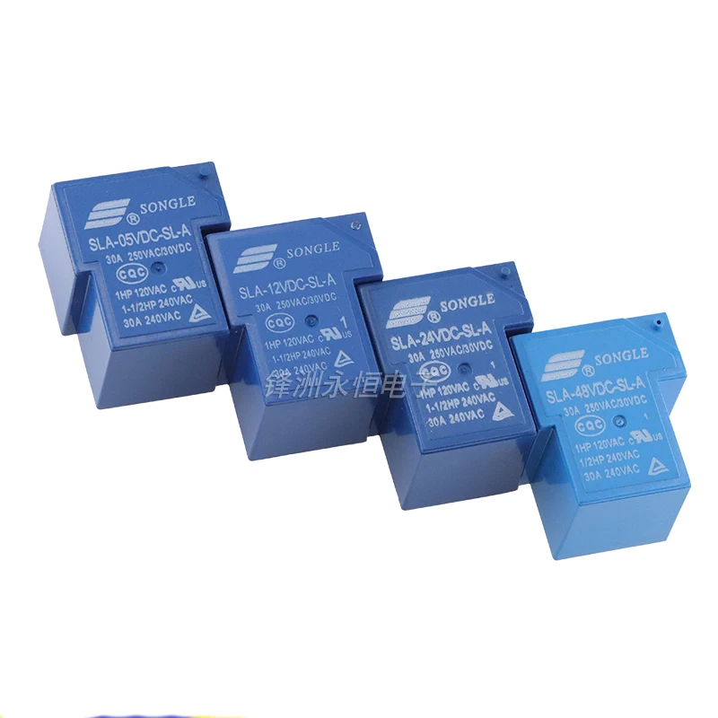 

5PCS/lot Power relay SLA-05VDC-SL-A SLA-12VDC-SL-A SLA-24VDC-SL-A -C T90 30A 4PIN 5PIN 6PIN 5V 12V 24V 48V Time Relay