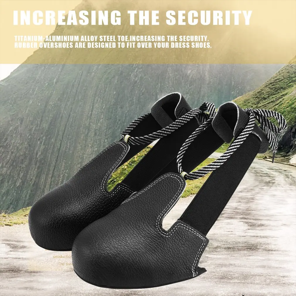 

Anti-smashing Slip-resistant Unisex Steel Toe Safety Shoes Cover Universal Industry Protective Overshoes