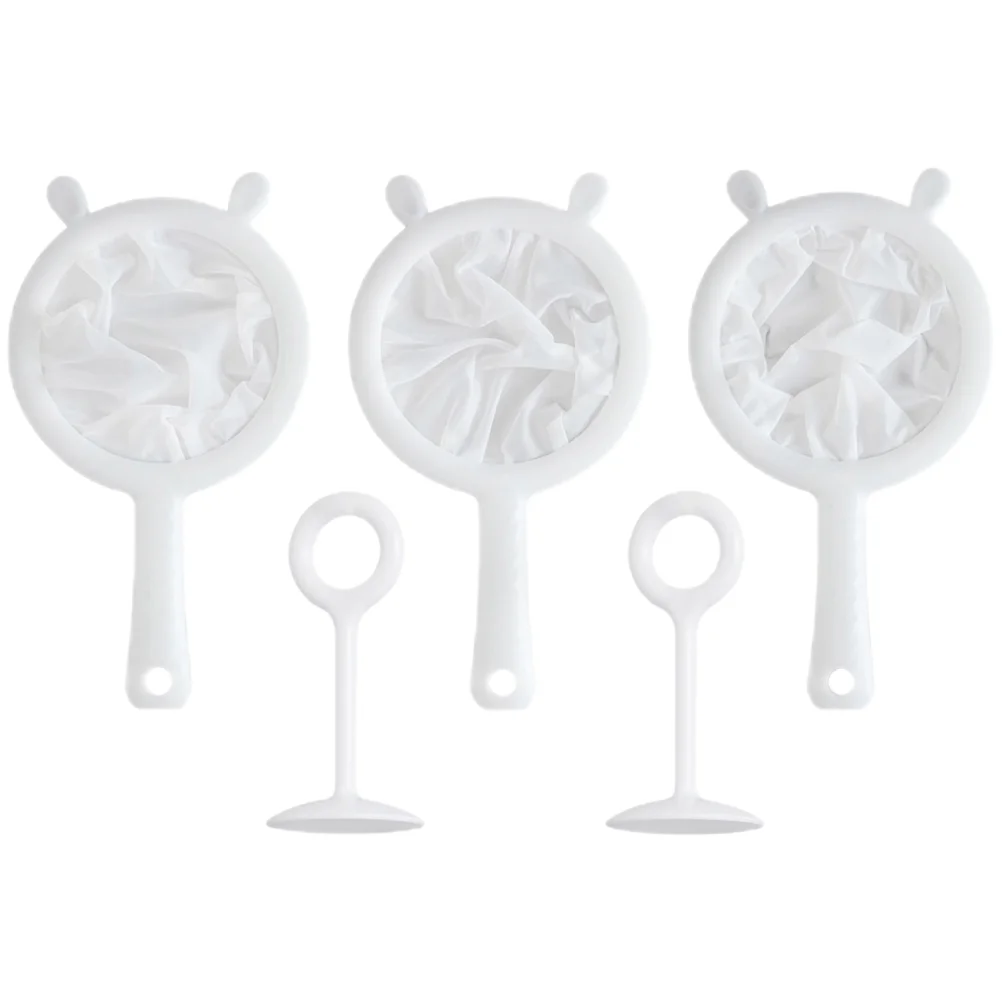 

1 Set of Ultra Fine Mesh Strainer Soybean Milk Strainer with Press Tool Fine Mesh Sieve