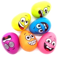 dog chew toy bite resistant cat dog training molar ball colorful funny egg elasticity solid balls bouncing interactive pet balls