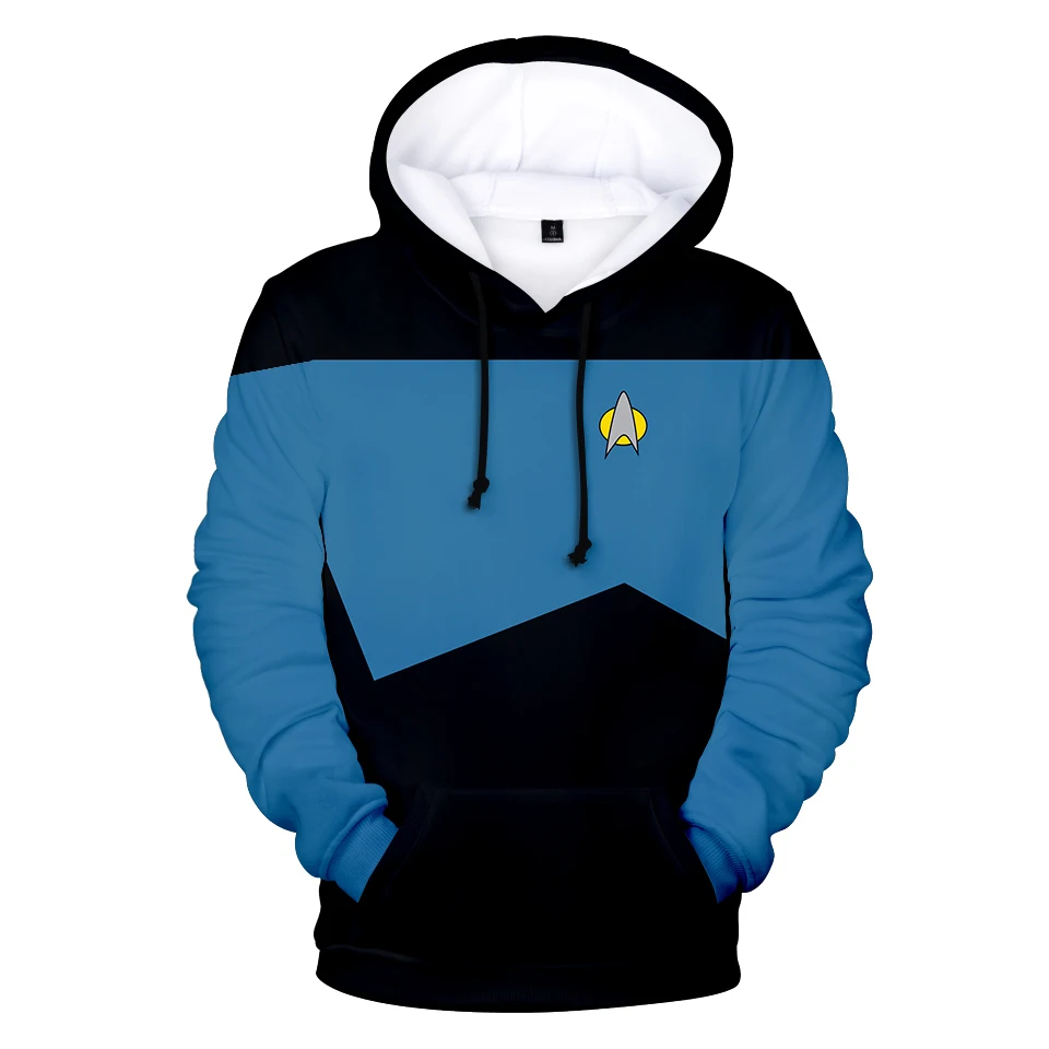 

Trendy Novelty TV Series Star Trek Cosplay 3D Hoodies Sweatshirts Men/Women Long Sleeve Hoodie Funny Sweatshirt Pullovers