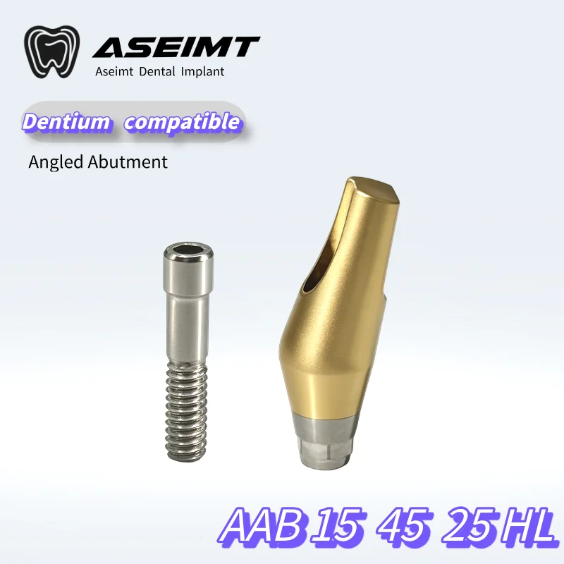 Фото Титановый угловой абатмент Dentium 15 ° /25 °   OEM ODM CAD/CAM Предварительно фрезерованные индивидуальные зубные абатменты: прямые поставки с завода, быстрая отгрузка №3