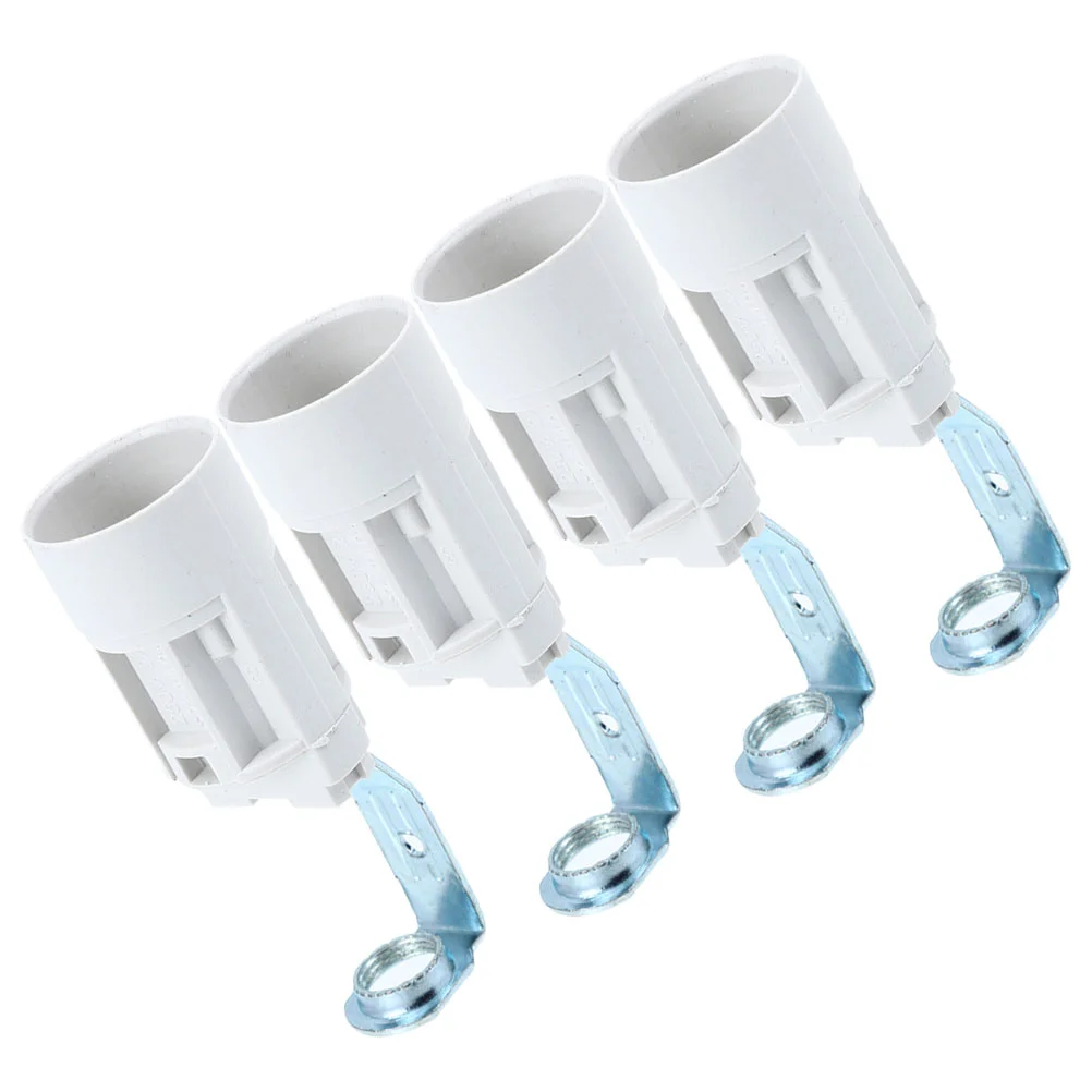 

4 Pcs Candles Light Sockets High Temperature Resistant Plastic Christmas