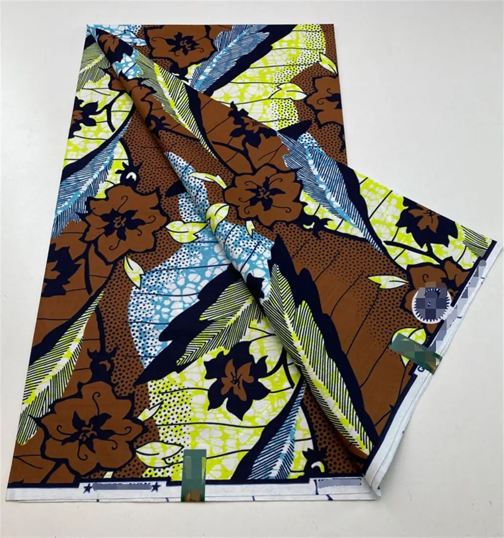 2024 Настоящая Африканская голландская ткань батик для платья Высококачественная