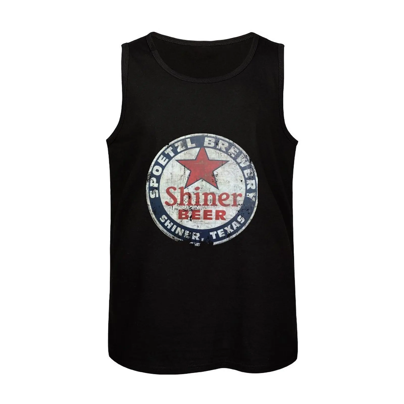 Фото Рабочая майка Shiner Beer Tank Top, усиленная, для работы на открытом воздухе, без рукавов №4