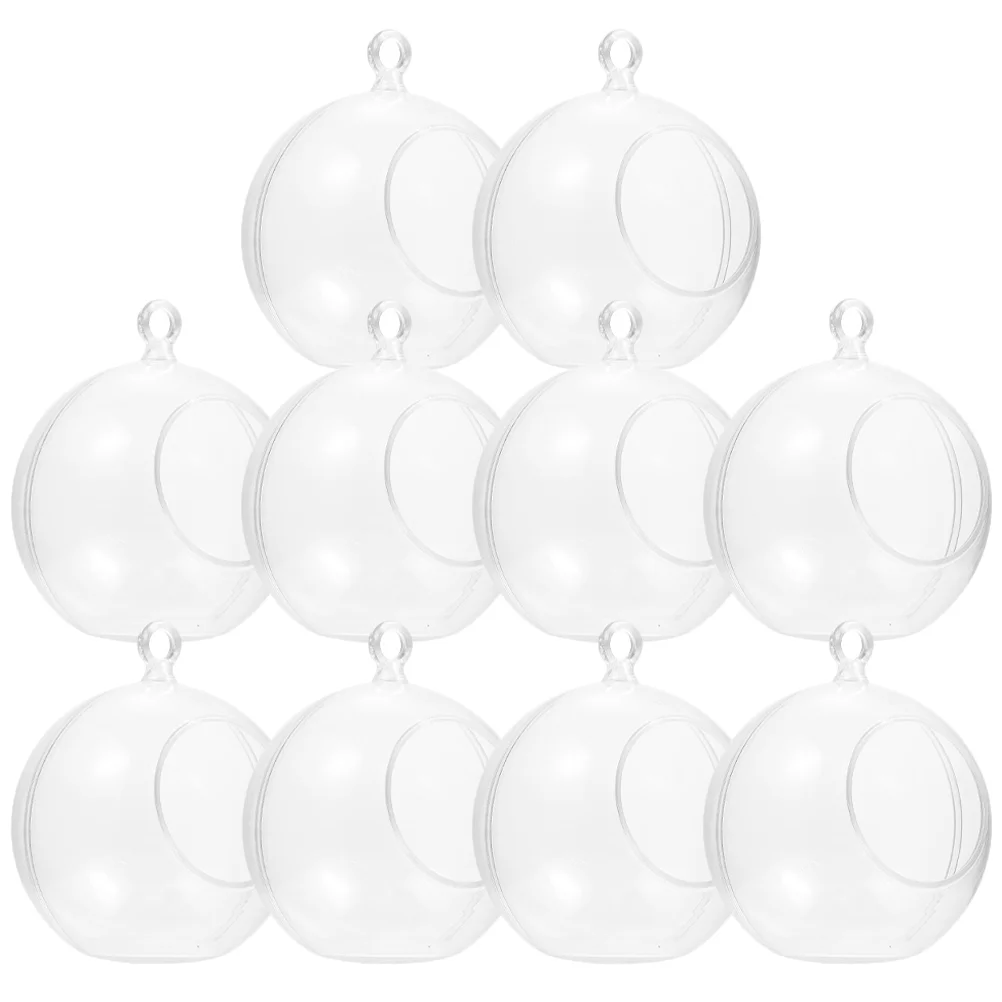 

Christmas Decoration Ball Decorative Party Ornament Clear Tree Fake Bubbles Hanging Pots