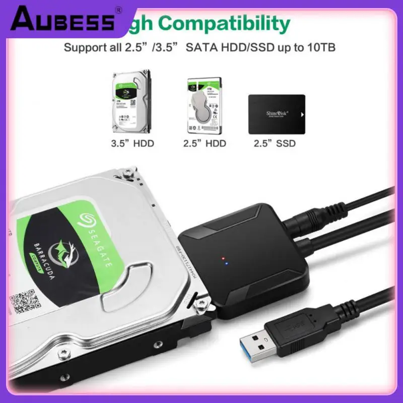 

Universal Usb3.0 Usb Cable 2.5/3.5 Inch Hard Disk Adapter High Speed Data Transfer Sata To Usb3.0 Cable Computer Accessories