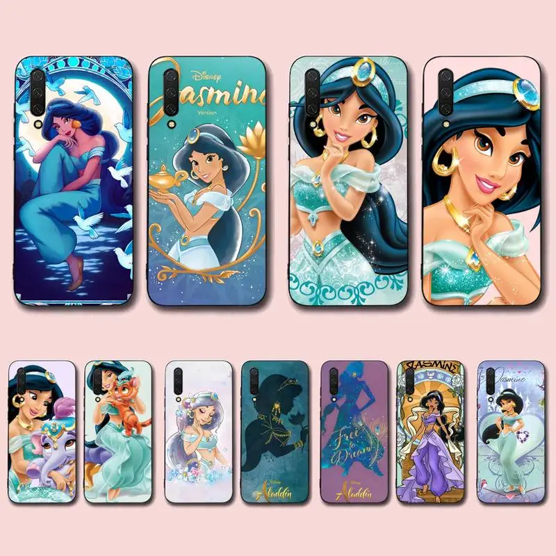 

Disney Aladdin Jasmine princess Phone Case for Xiaomi mi 5 6 8 9 10 lite pro SE Mix 2s 3 F1 Max2 3