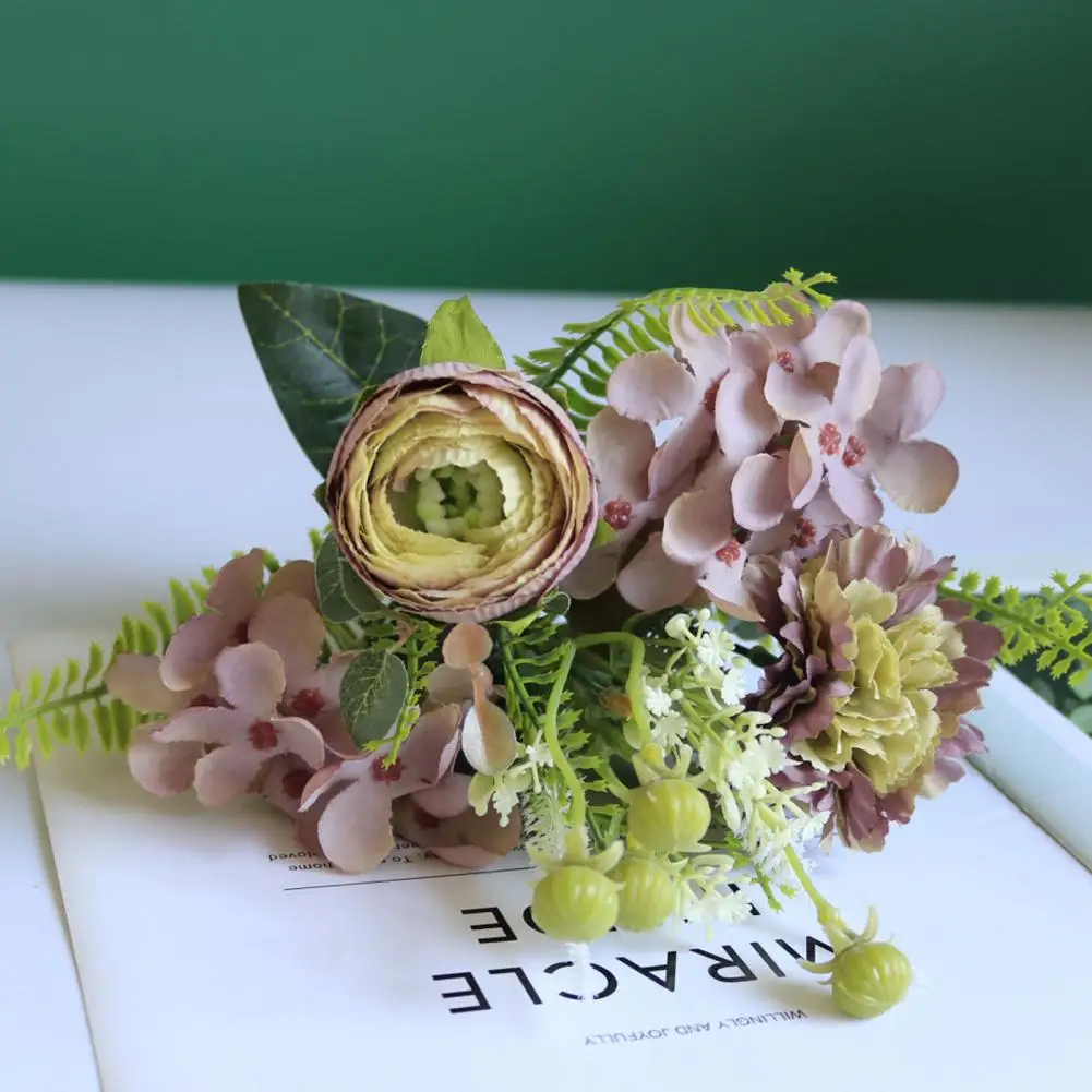 Компактная Красивая уличная композиция искусственный цветок легкая имитация