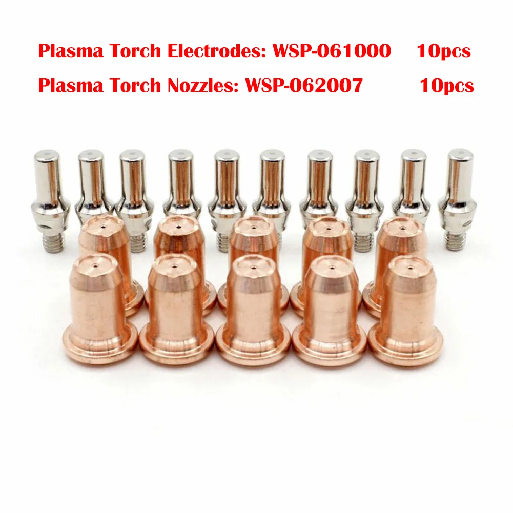 

20pcs Plasma Electrode Tips 0.9mm 30A-40A For FORNEY 700P With IPT40 Torch Welding Equipment Welders Torches Plasma Cutters