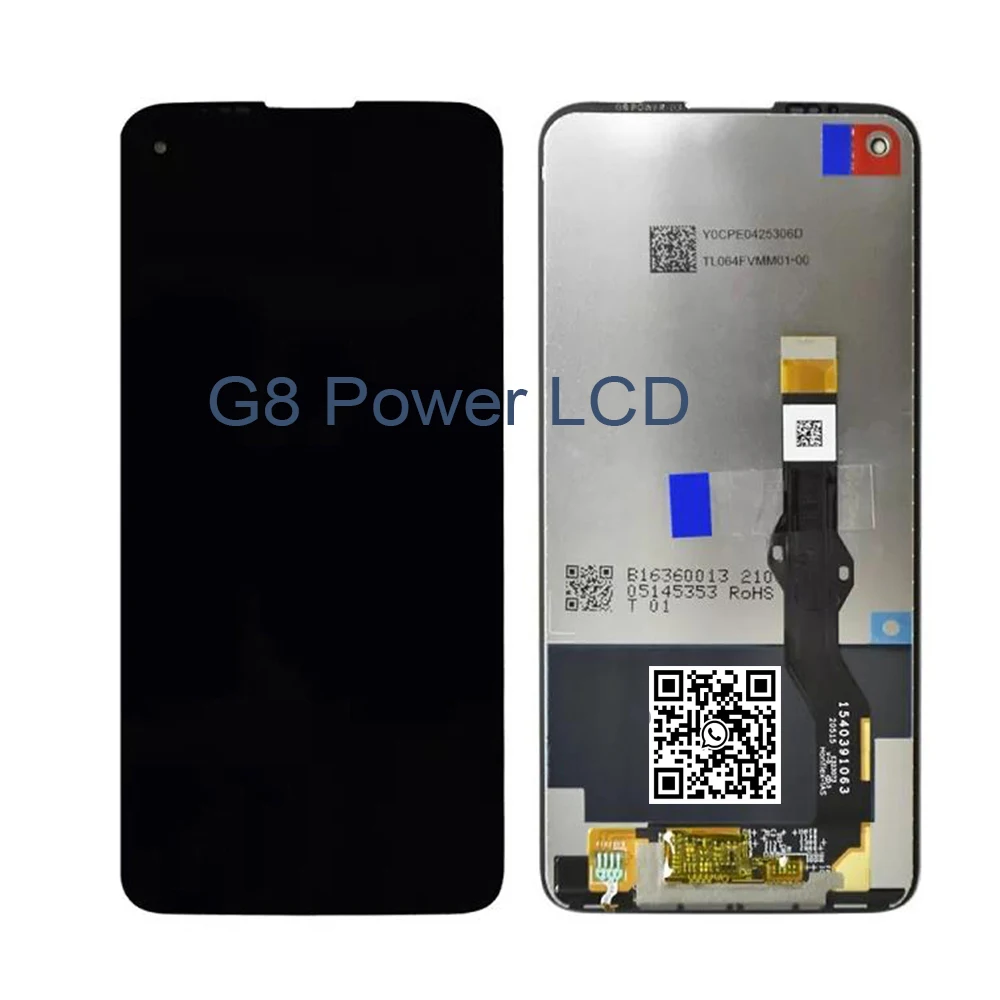 Оригинальный Новый протестированный ЖК-дисплей 6,4 дюйма для Motorola Moto G8 Power, сенсорный стеклянный дигитайзер в сборе, мощность G8, ЖК-дисплей