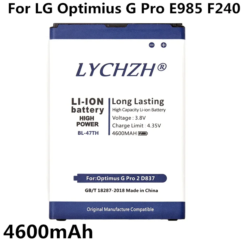 

Original BL-47TH for LG Optimus G Pro 2 F350 F350K F350S F350L D837 D838 F240K E980 E988 E940 F310 D684 E977 E985 battery